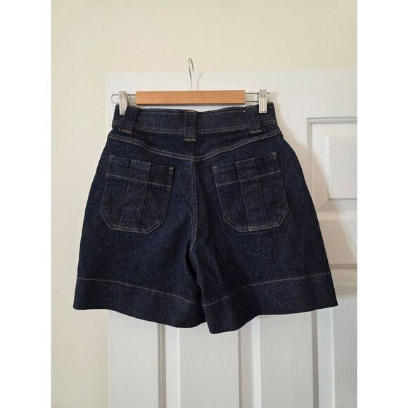 Spanx Denim Trouser Short, 6" XS $118 - Picture 6 of 8